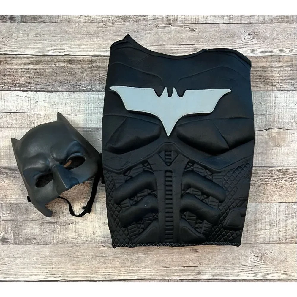 Black Knight DC Comics Muscle Batman Halloween Cosplay Costume Kids Large (12-14